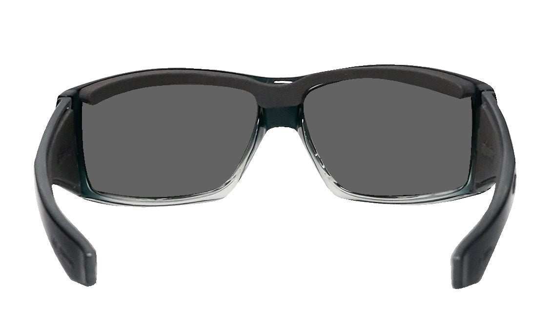 AHI SAFETY - Polarized Silver Mirror Crystal - Sunglasses - Bomber Eyewear - AH114