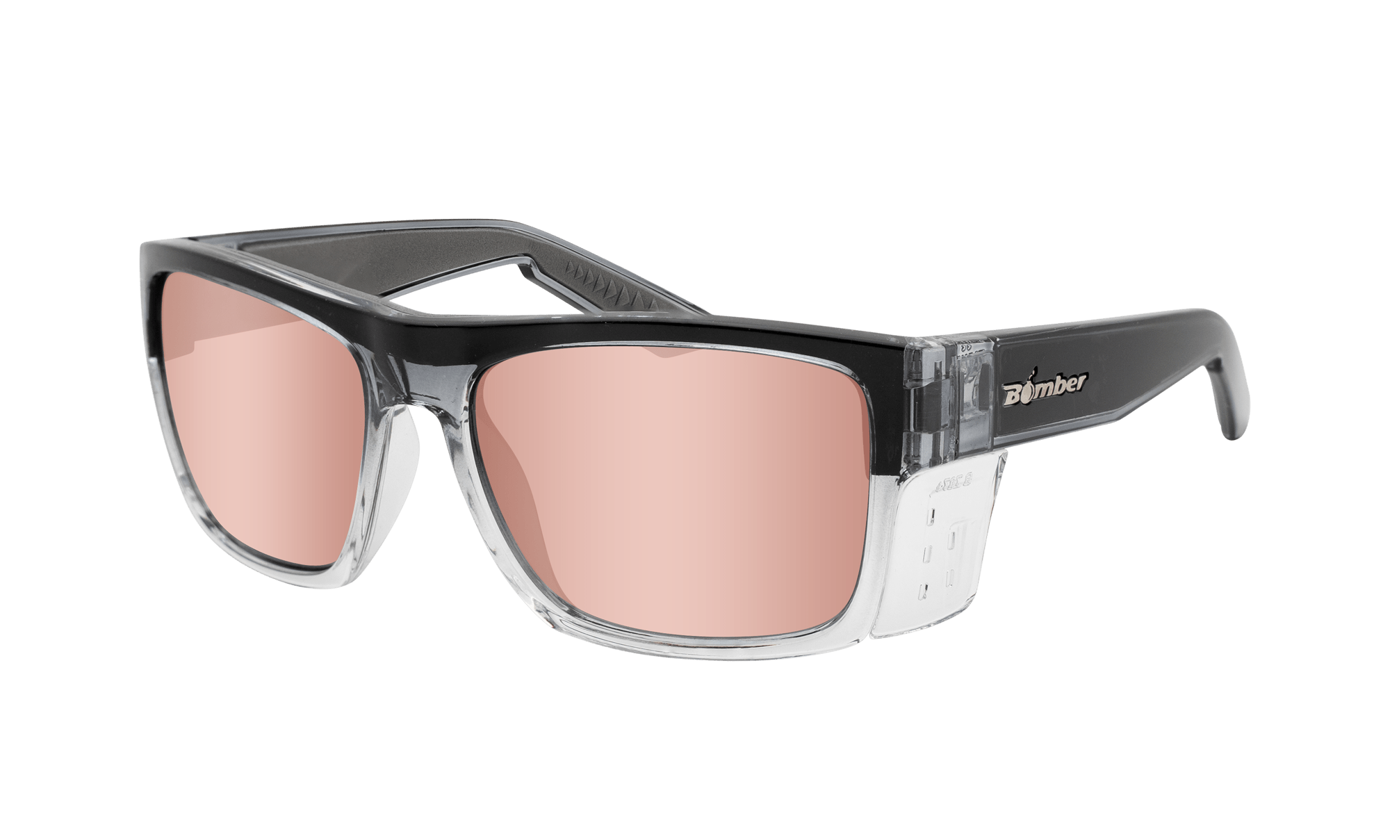 Clutch Rose Gold Flash Mirror Sunglasses - Polarized  display picture 1