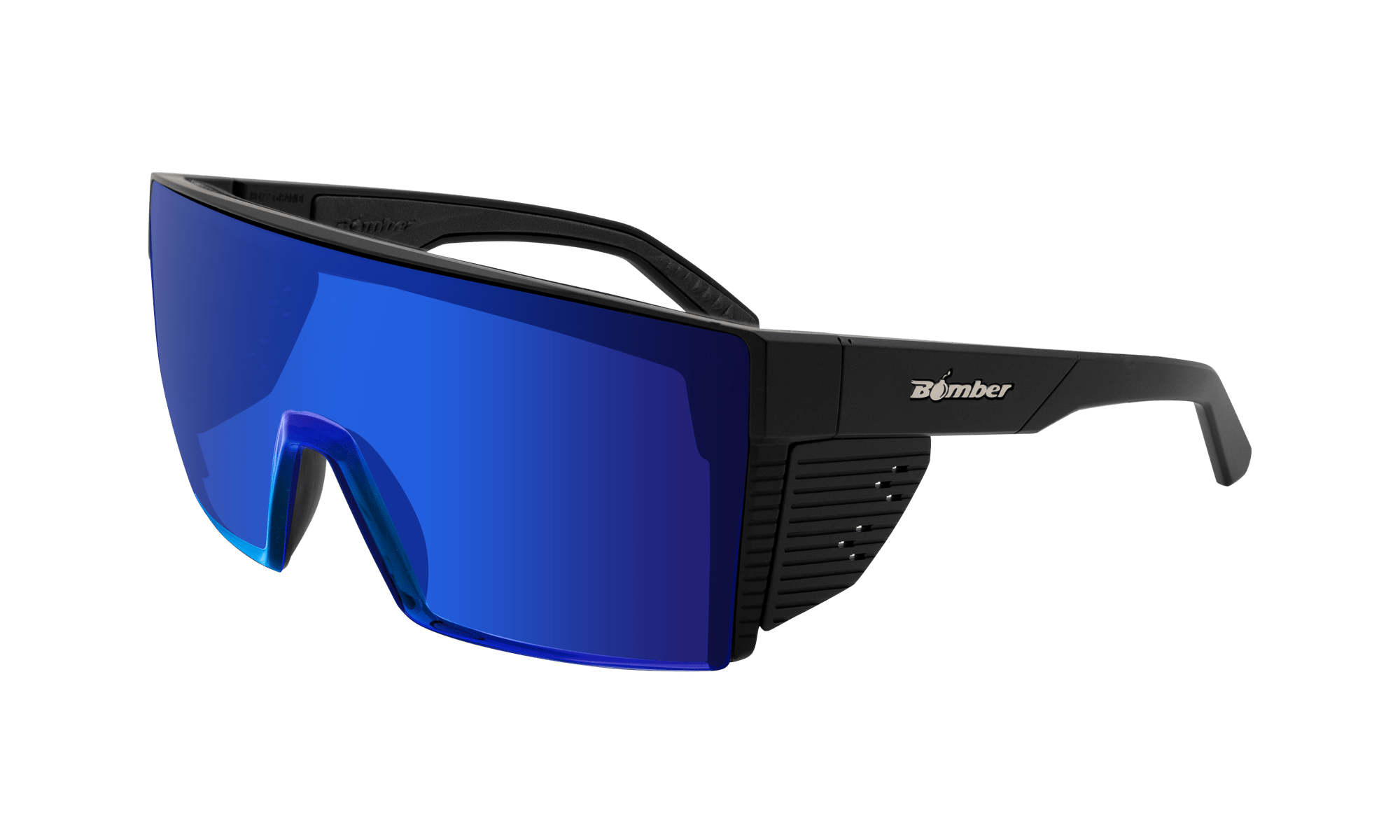 JOHNNY Safety - Blue Mirror – Bomber Eyewear