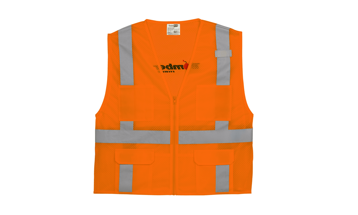 SAFETY ORANGE VEST - Bomber Eyewear - VEST-SAFETY-ORANGE-S-M