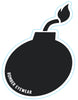 Decal Black Bomb Sticker
