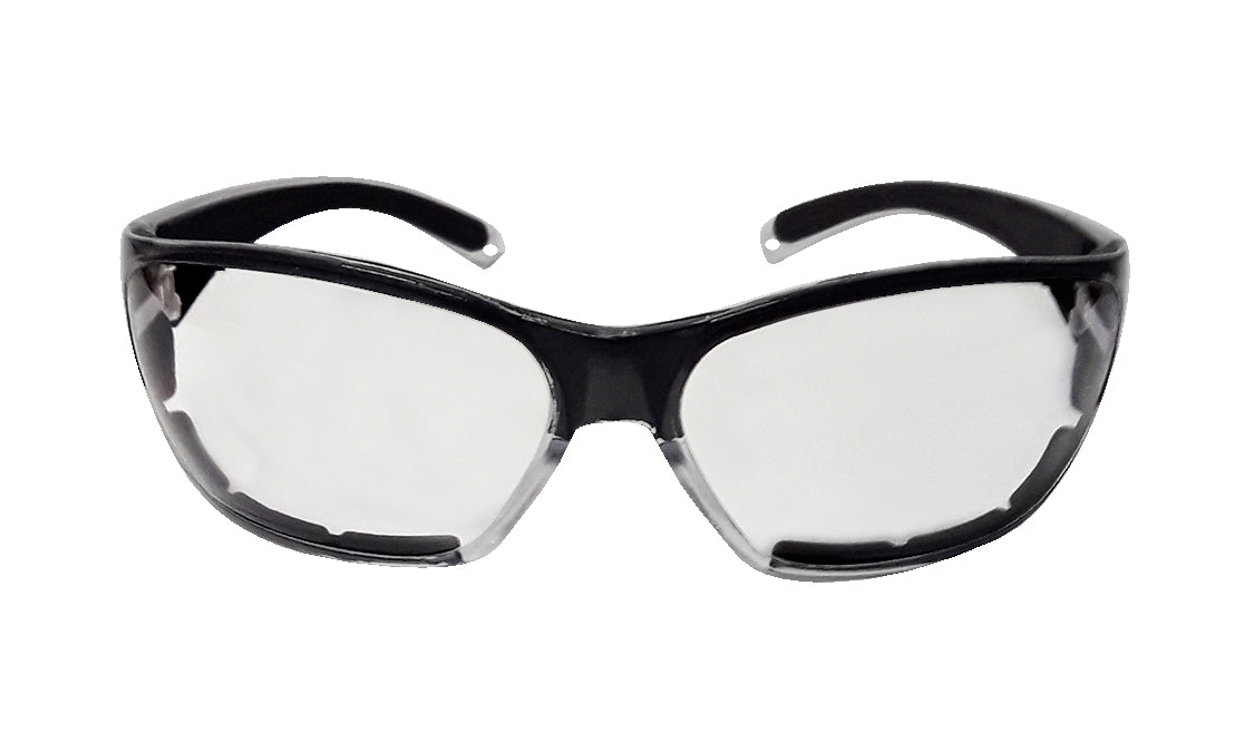 Bomber Clear Spoggle Safety Glasses with Foam Lining