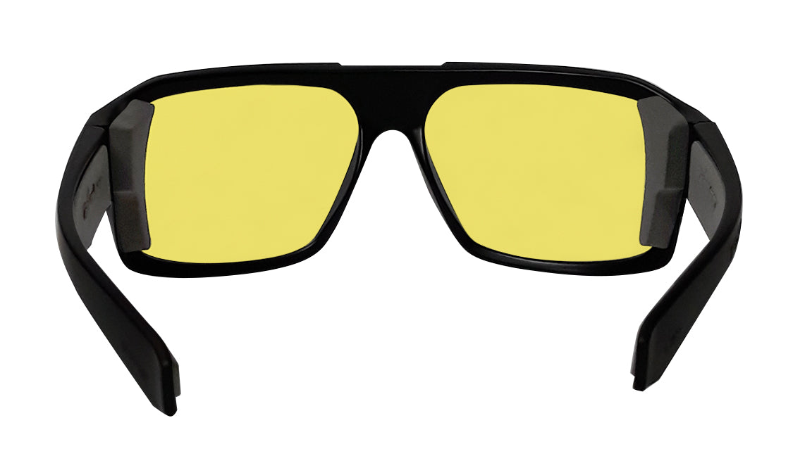 Mega Bomber Yellow Lens Safety Glasses Bomber Eyewear