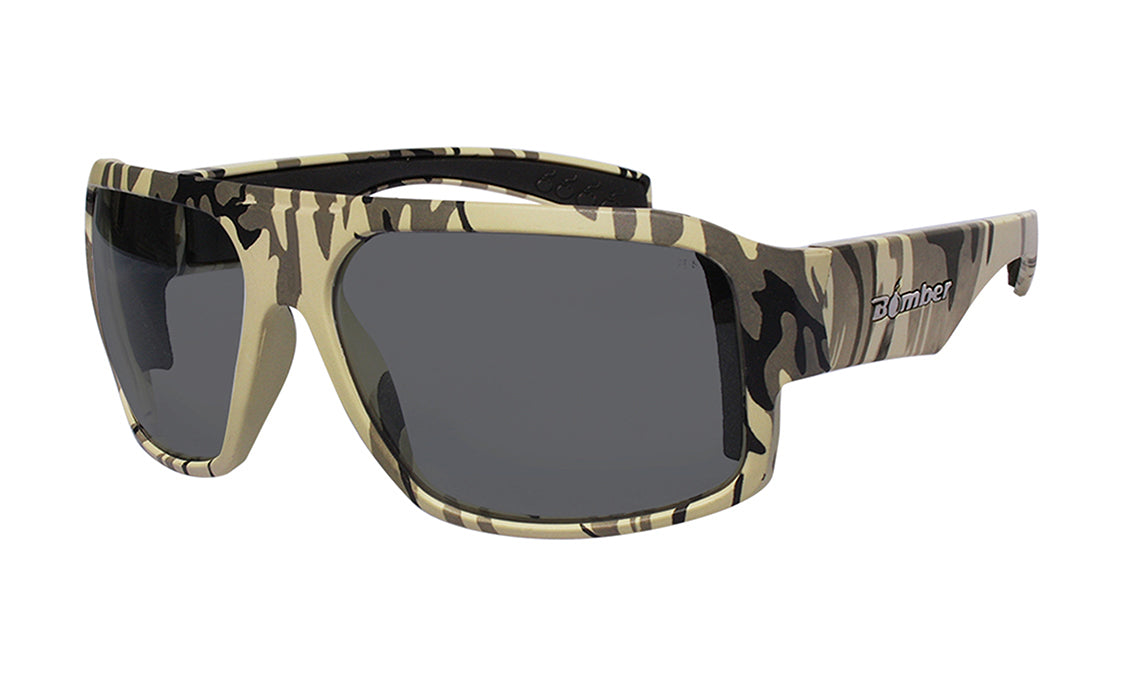 Camo Frame Tinted Safety Sunglasses Bomber Eyewear