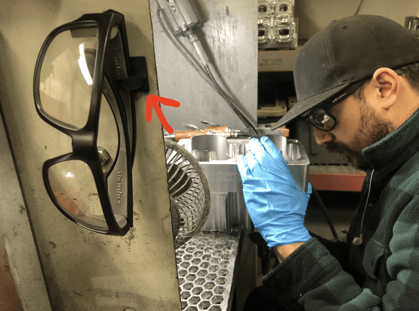 OPTIGRABBER - stick anywhere sunglass holder - Accessories - Bomber Eyewear - OPTG1