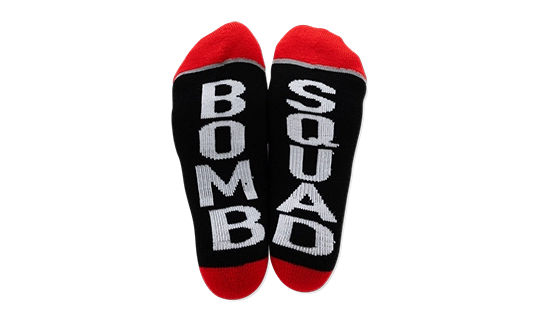 Bottom BOMB SQUAD Crew Socks