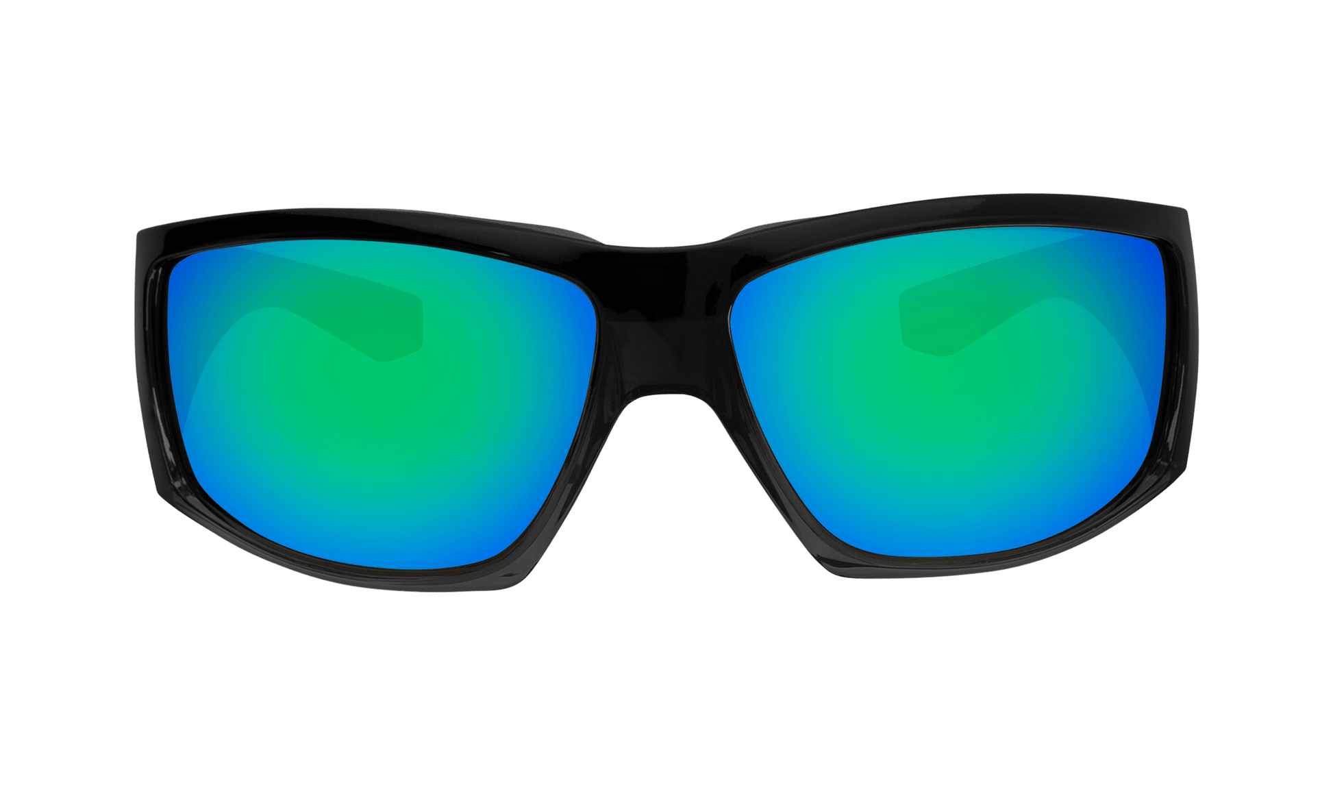 AHI Safety - Green Mirror - Sunglasses - Bomber Eyewear - AH103GM