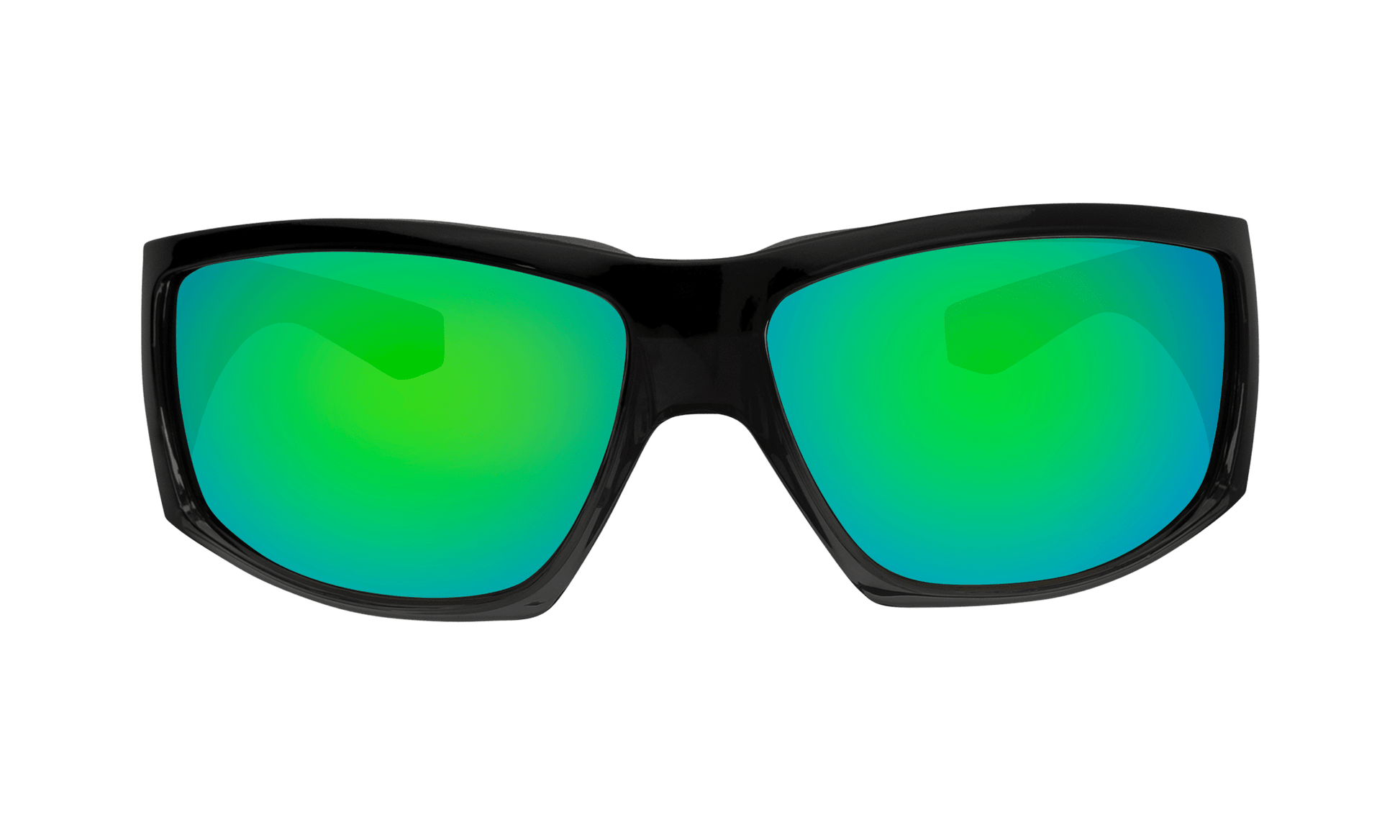 AHI Safety - Polarized Green Mirror - Safety Glasses - Bomber Eyewear - AH111GM