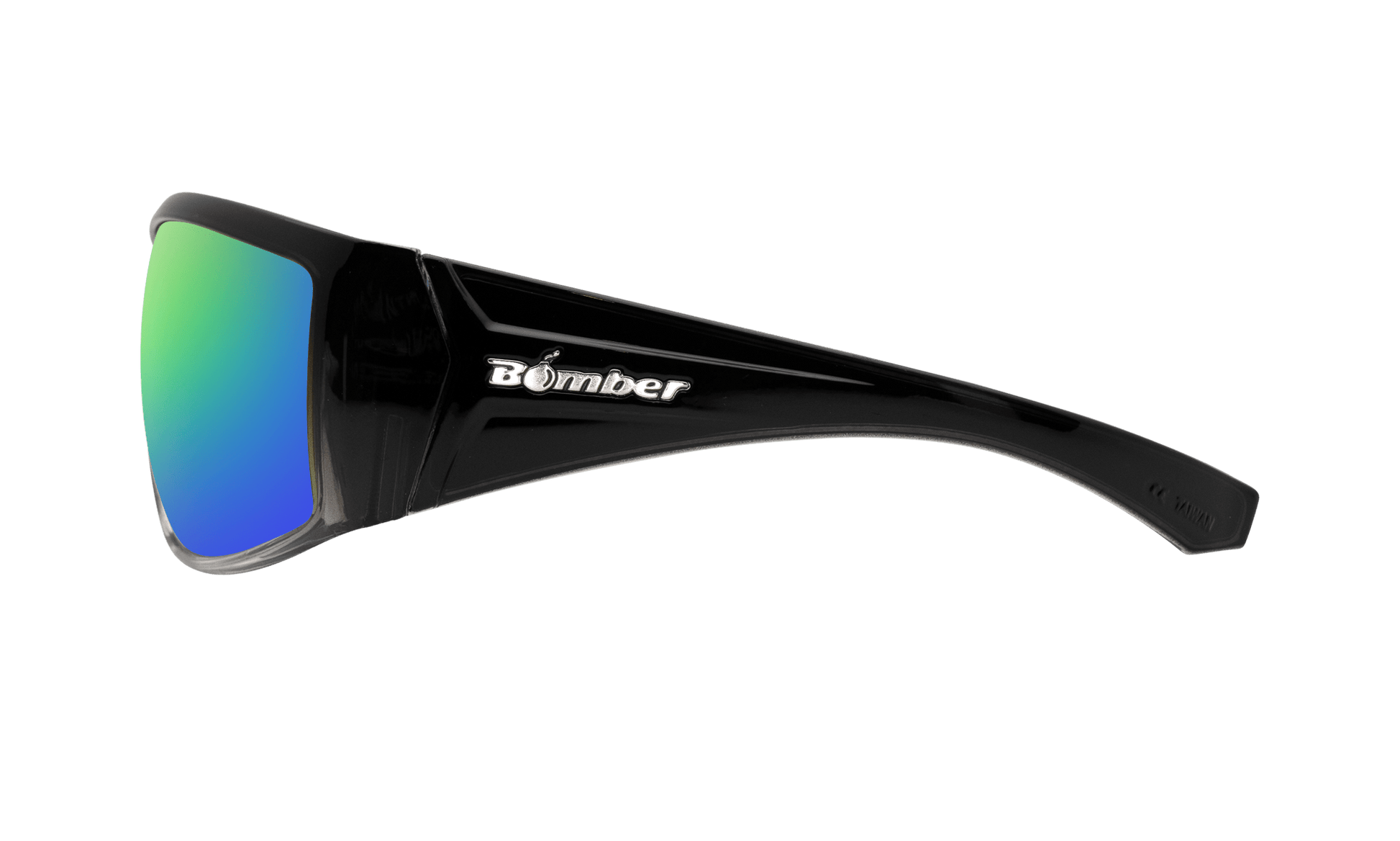 AHI Safety - Polarized Green Mirror - Safety Glasses - Bomber Eyewear - AH111GM