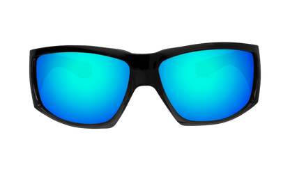 AHI Safety - Polarized Ice Blue Mirror - Safety Glasses - Bomber Eyewear - AH111ICE