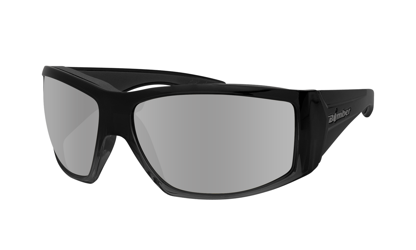 AHI SAFETY - Polarized Silver Mirror Crystal - Bomber Eyewear - AH114