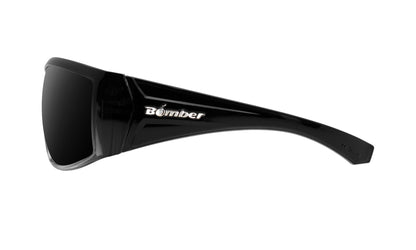 AHI Safety - Polarized Smoke - Safety Glasses - Bomber Eyewear - AH111