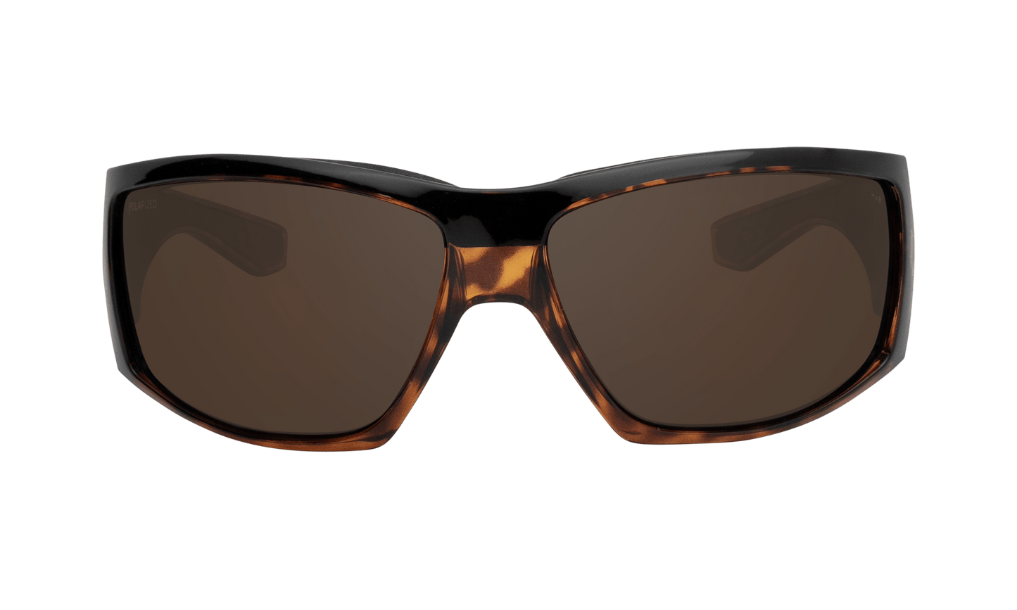 AHI Safety - Polarized Tortoise - Safety Glasses - Bomber Eyewear - AH112