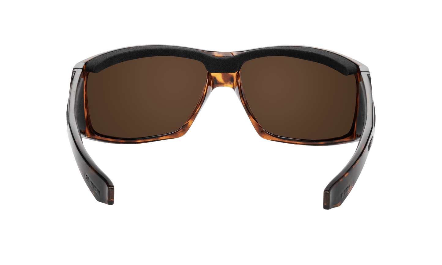 AHI Safety - Polarized Tortoise - Safety Glasses - Bomber Eyewear - AH112