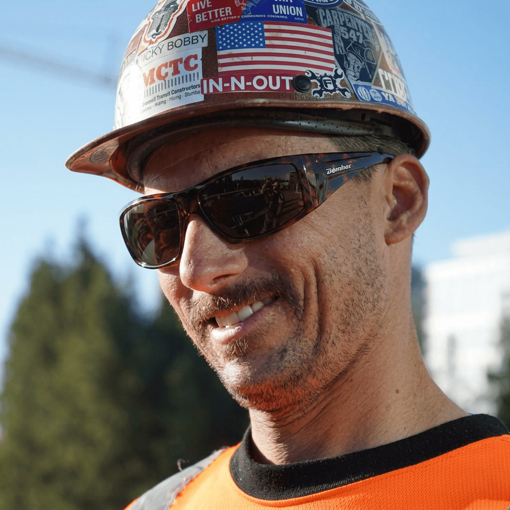 AHI Safety - Polarized Tortoise - Safety Glasses - Bomber Eyewear - AH112
