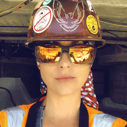 AHI Safety - Red Mirror Crystal - Safety Glasses - Bomber Eyewear - AH104RM