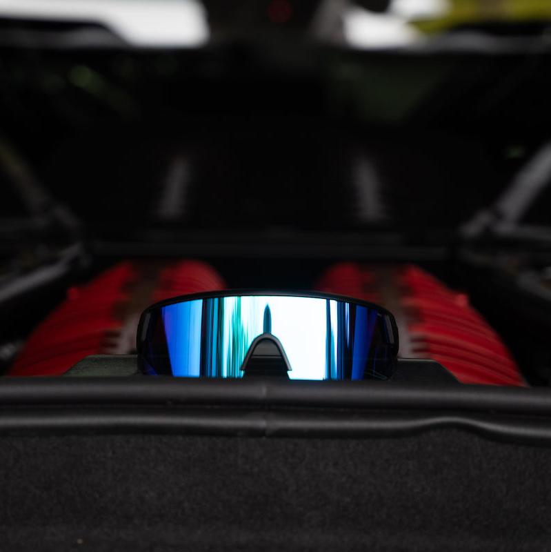 BOMB RIPPA Safety - Blue Mirror - Safety Glasses - Bomber Eyewear - BRP103BM