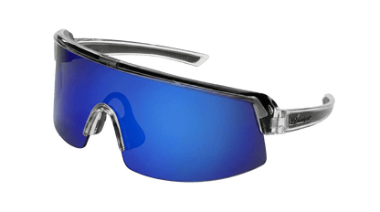 BOMB RIPPA Safety - Blue Mirror Crystal - Safety Glasses - Bomber Eyewear - BRP104BM