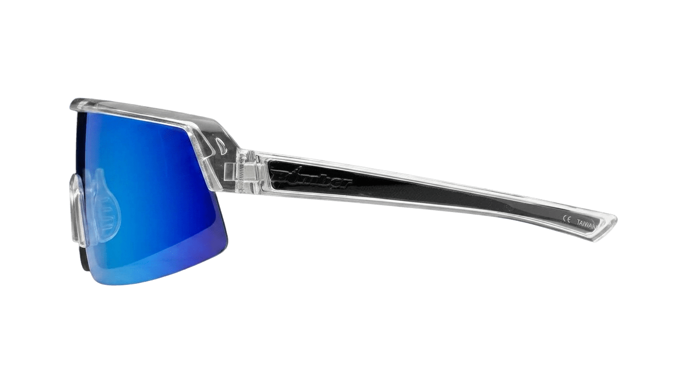 BOMB RIPPA Safety - Blue Mirror Crystal - Safety Glasses - Bomber Eyewear - BRP104BM