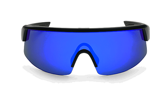 BOMB RIPPA Safety - Blue Mirror - Safety Glasses - Bomber Eyewear - BRP103BM