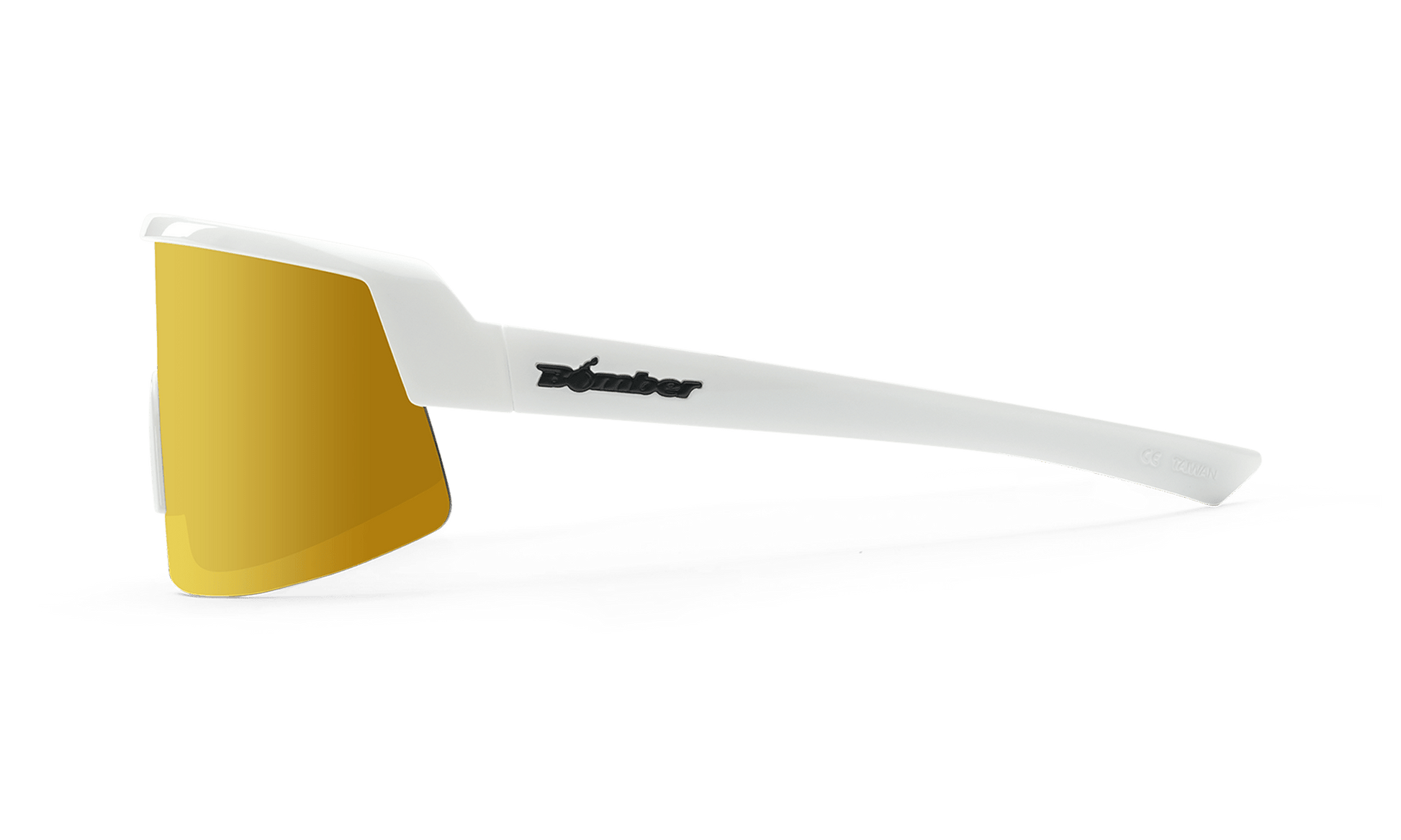 BOMB RIPPA Safety - Gold Mirror White - Safety Glasses - Bomber Eyewear - BRP105GLD