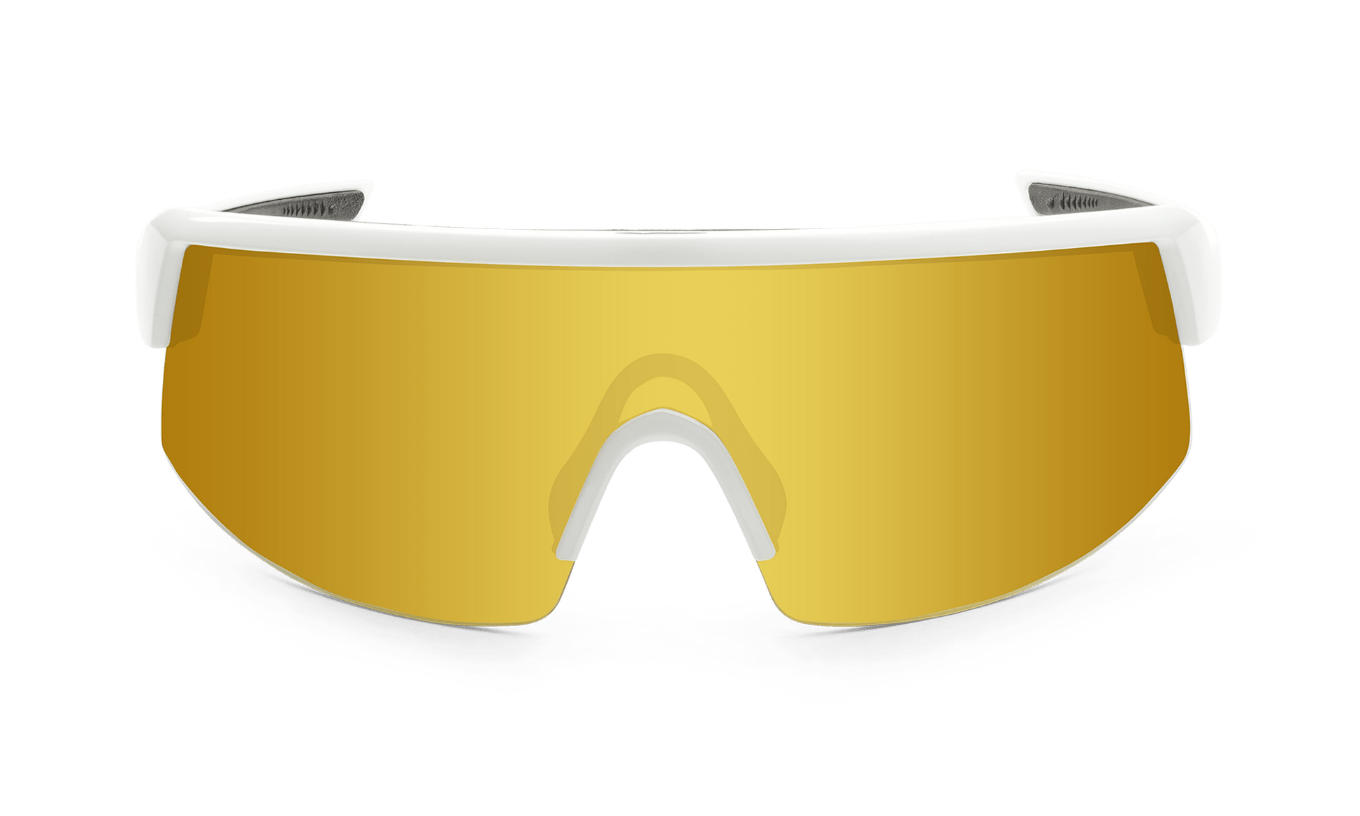 BOMB RIPPA Safety - Gold Mirror White - Safety Glasses - Bomber Eyewear - BRP105GLD