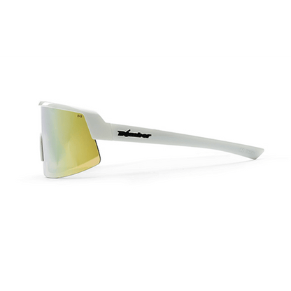 BOMB RIPPA Safety - Gold Mirror White - Safety Glasses - Bomber Eyewear - BRP105GLD