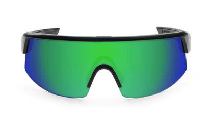 BOMB RIPPA Safety - Green Polarized Mirror - Safety Glasses - Bomber Eyewear - BRP111GM
