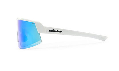 BOMB RIPPA Safety - Ice Blue Mirror White - Safety Glasses - Bomber Eyewear - BRP105ICE