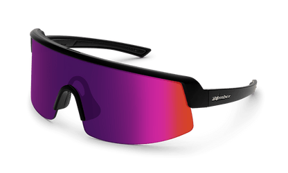 BOMB RIPPA Safety - Pink & Purple Polarized Mirror - Safety Glasses - Bomber Eyewear - BRP111PNK