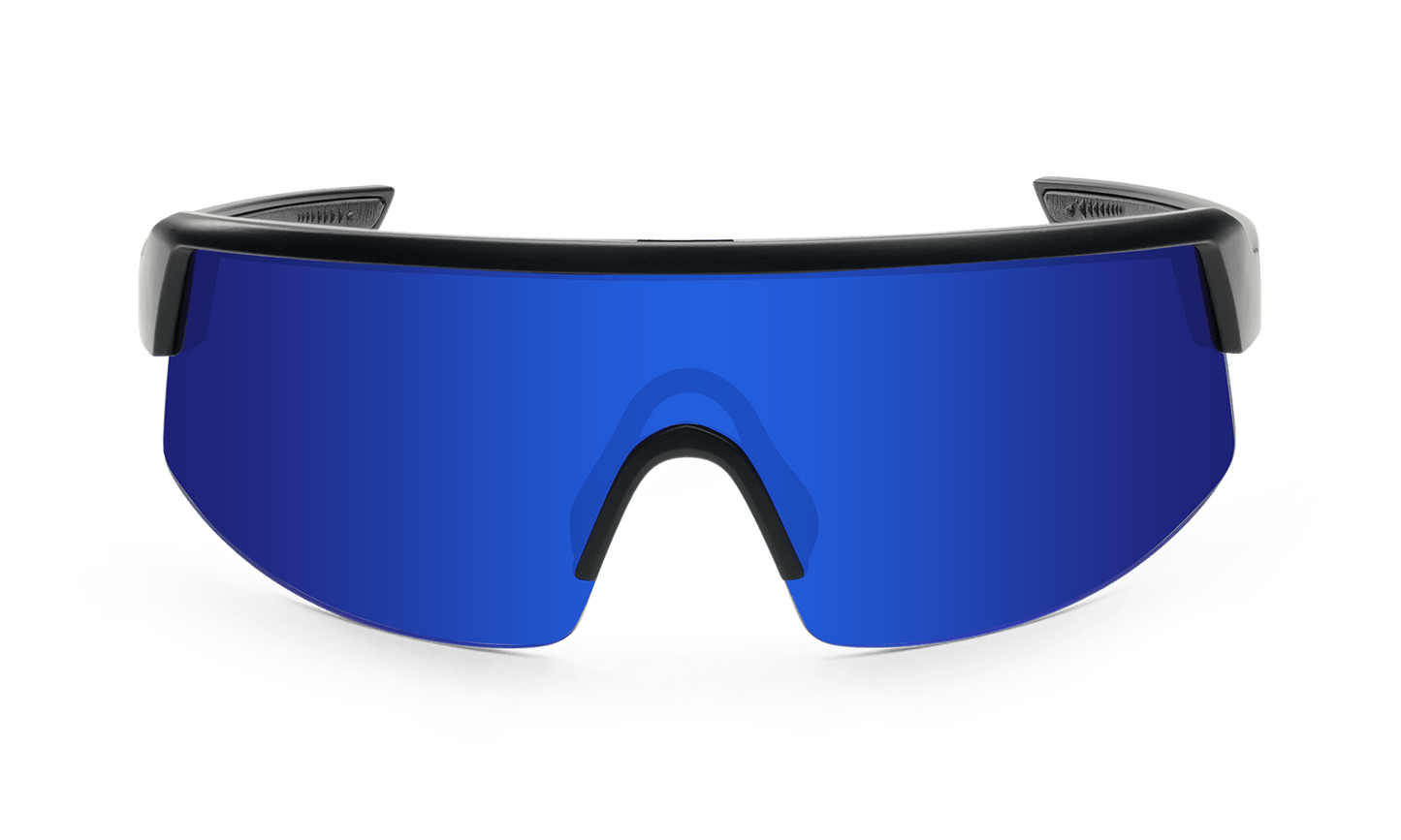 BOMB RIPPA Safety - Polarized Blue Mirror - Safety Glasses - Bomber Eyewear - BRP111BM