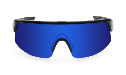 BOMB RIPPA Safety - Polarized Blue Mirror - Safety Glasses - Bomber Eyewear - BRP111BM