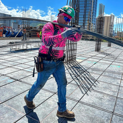 BOMB RIPPA Safety - Polarized Blue Mirror - Safety Glasses - Bomber Eyewear - BRP111BM