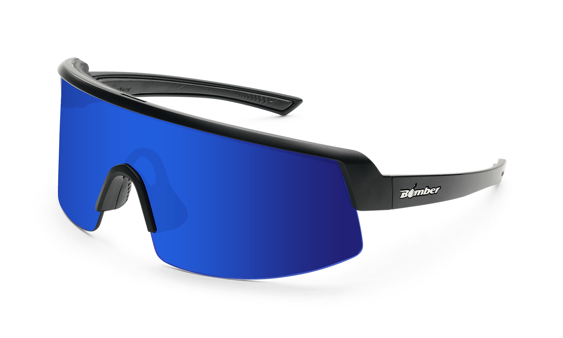 BOMB RIPPA Safety - Polarized Blue Mirror - Safety Glasses - Bomber Eyewear - BRP111BM