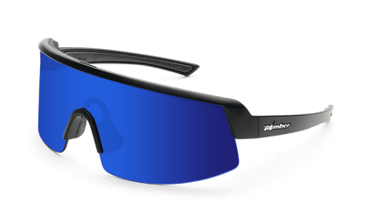 BOMB RIPPA Safety - Polarized Blue Mirror - Safety Glasses - Bomber Eyewear - BRP111BM