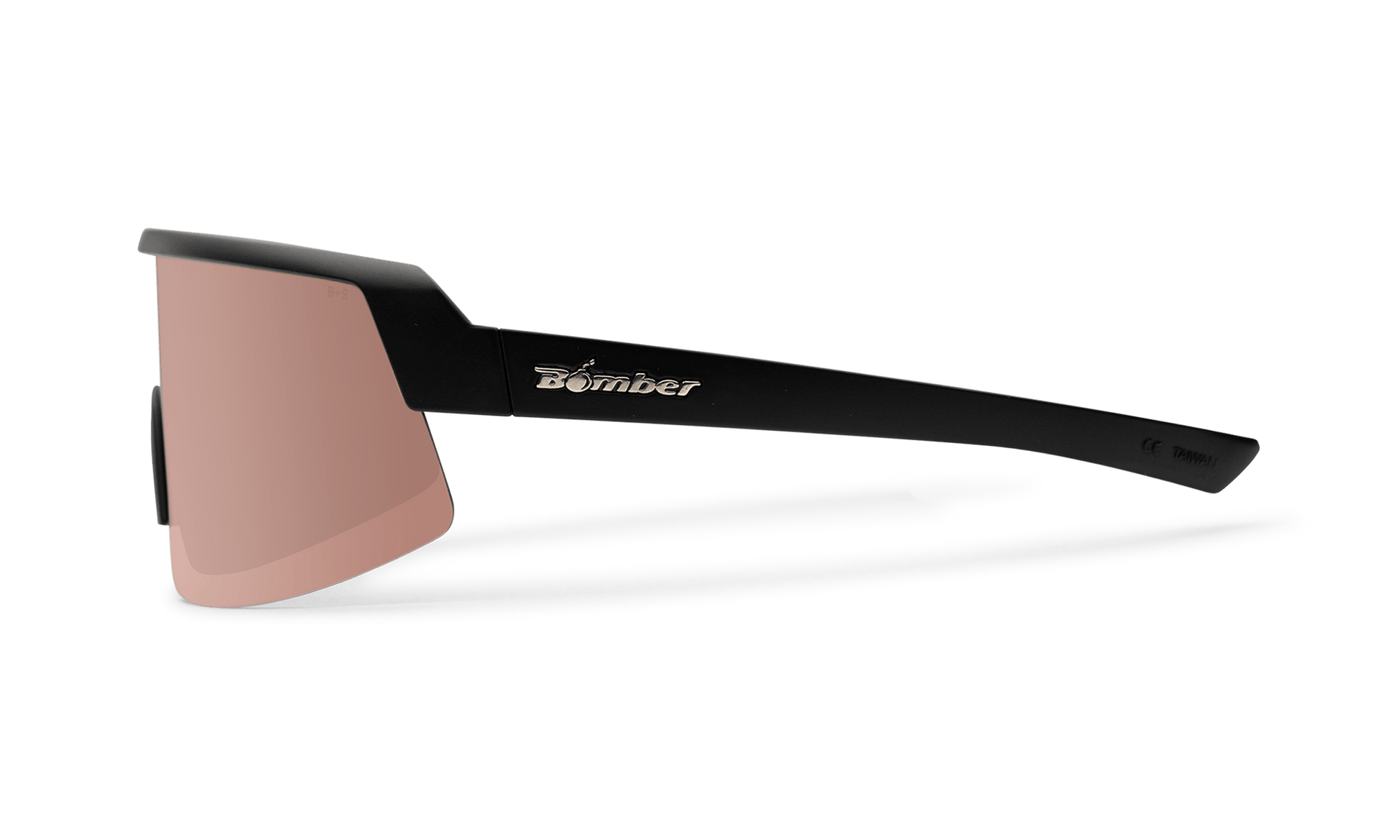 BOMB RIPPA Safety - Polarized Rose Gold - Safety Glasses - Bomber Eyewear - BRP111PM