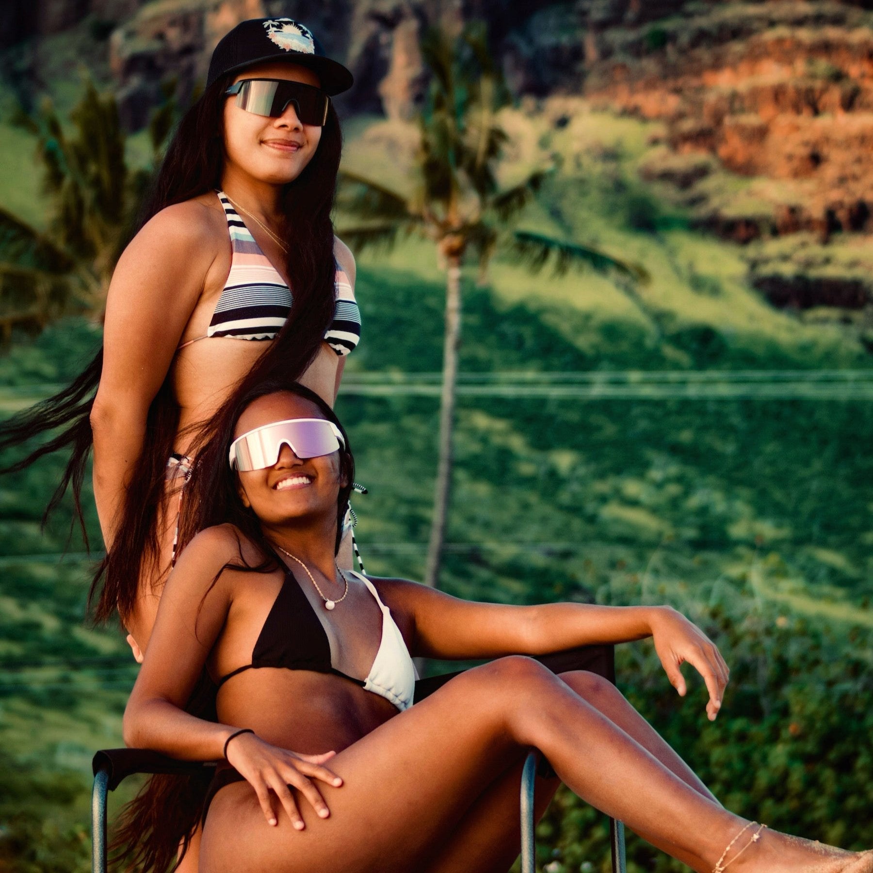 BOMB RIPPA Safety - Polarized Rose Gold Pink Mirror White - Bomber Eyewear - BRP115PM