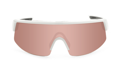 BOMB RIPPA Safety - Polarized Rose Gold Pink Mirror White - Bomber Eyewear - BRP115PM