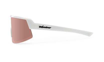 BOMB RIPPA Safety - Polarized Rose Gold Pink Mirror White - Bomber Eyewear - BRP115PM