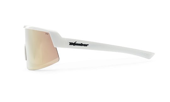 BOMB RIPPA Safety - Polarized Rose Gold Pink Mirror White - Safety Glasses - Bomber Eyewear - BRP115PM