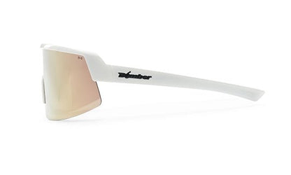 BOMB RIPPA Safety - Polarized Rose Gold Pink Mirror White - Safety Glasses - Bomber Eyewear - BRP115PM