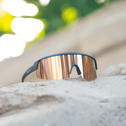 BOMB RIPPA Safety - Polarized Rose Gold - Safety Glasses - Bomber Eyewear - BRP111PM