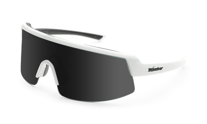 BOMB RIPPA Safety - Polarized Silver Mirror White - Safety Glasses - Bomber Eyewear - BRP115M
