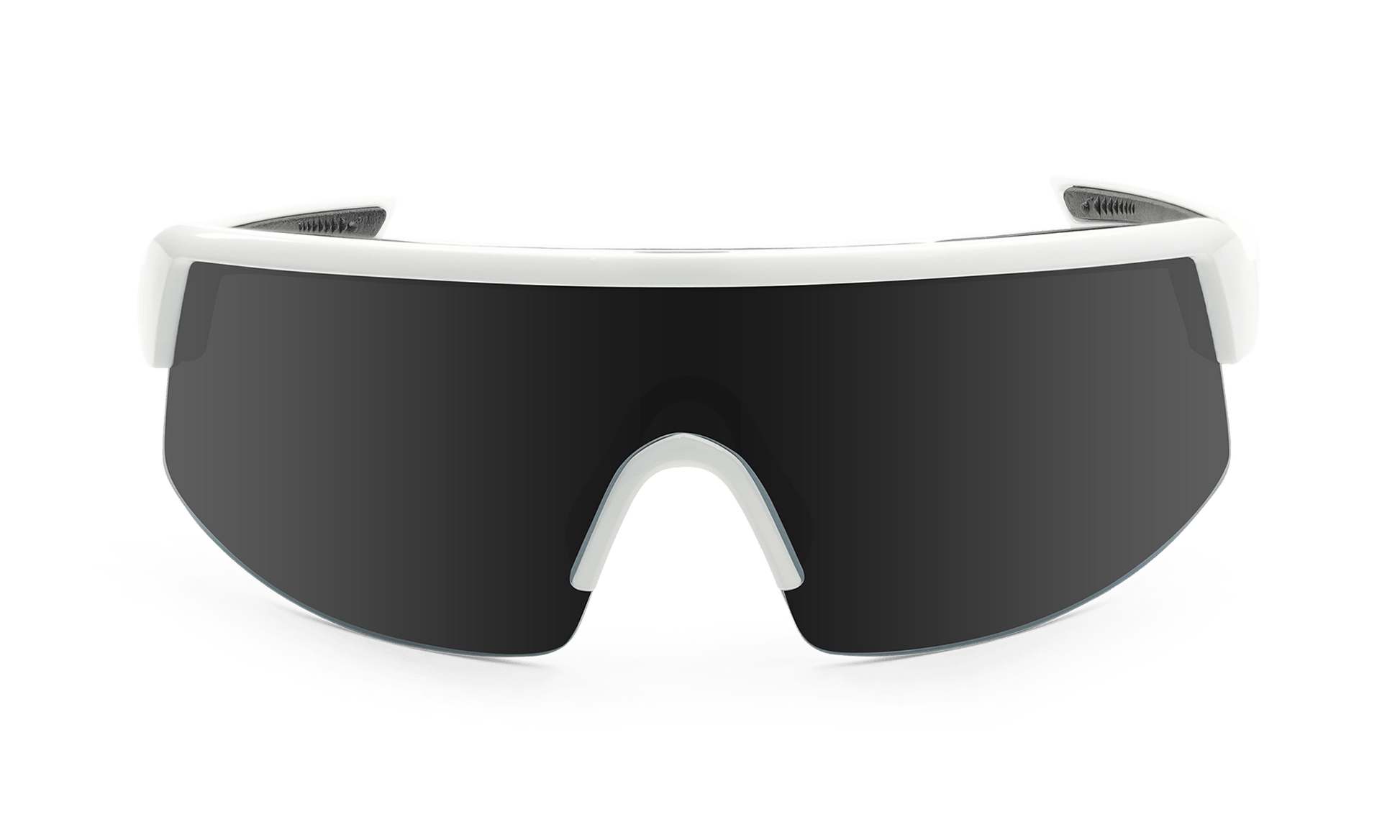 BOMB RIPPA Safety - Polarized Silver Mirror White - Safety Glasses - Bomber Eyewear - BRP115M