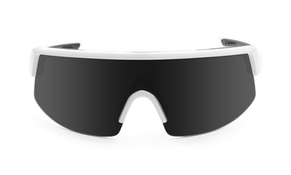 BOMB RIPPA Safety - Polarized Silver Mirror White - Safety Glasses - Bomber Eyewear - BRP115M