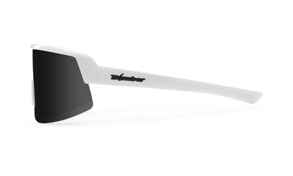 BOMB RIPPA Safety - Polarized Silver Mirror White - Safety Glasses - Bomber Eyewear - BRP115M