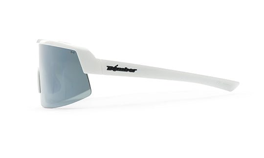 BOMB RIPPA Safety - Polarized Silver Mirror White - Safety Glasses - Bomber Eyewear - BRP115M