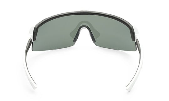 BOMB RIPPA Safety - Polarized Silver Mirror White - Safety Glasses - Bomber Eyewear - BRP115M