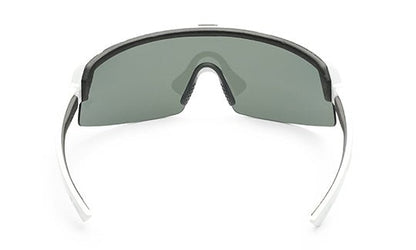 BOMB RIPPA Safety - Polarized Silver Mirror White - Safety Glasses - Bomber Eyewear - BRP115M