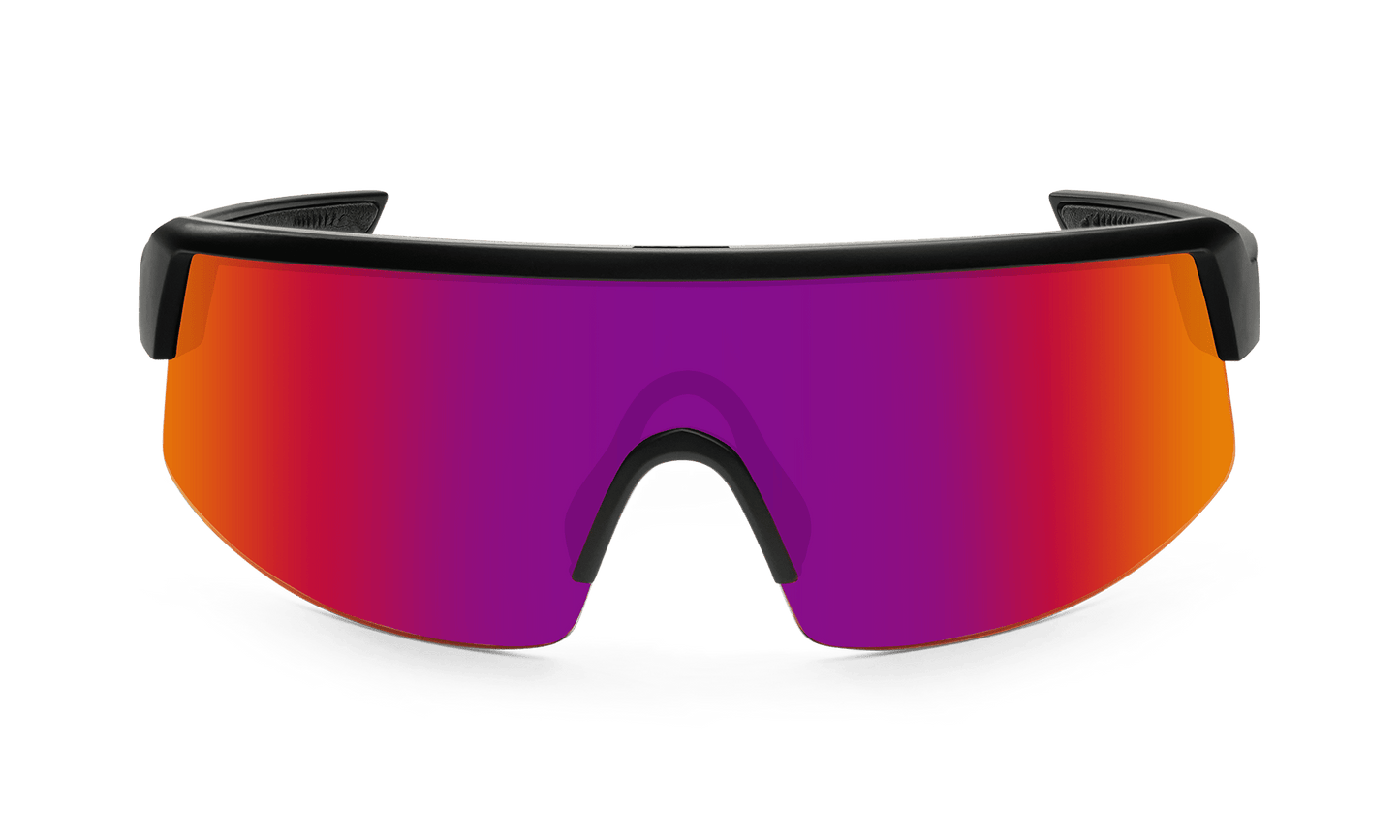 BOMB RIPPA Safety - Red Mirror - Safety Glasses - Bomber Eyewear - BRP103RM